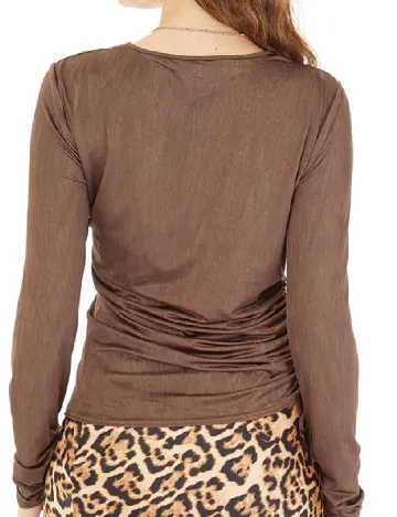 Bluza Top Shop, maro