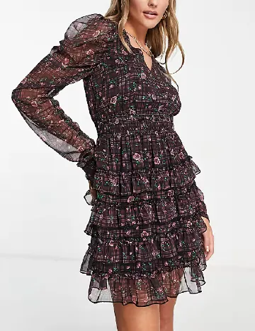Rochie scurta Miss Selfridge, floral print