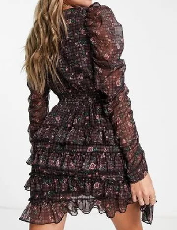 Rochie scurta Miss Selfridge, floral print