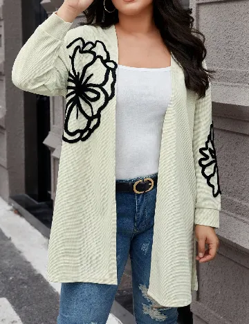 Blazer SHEIN CURVE, crem