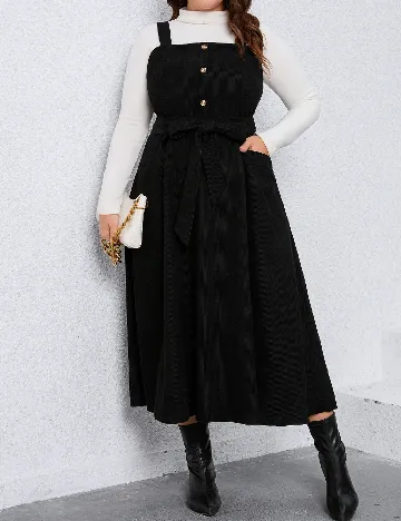 Rochie lunga SHEIN CURVE, negru