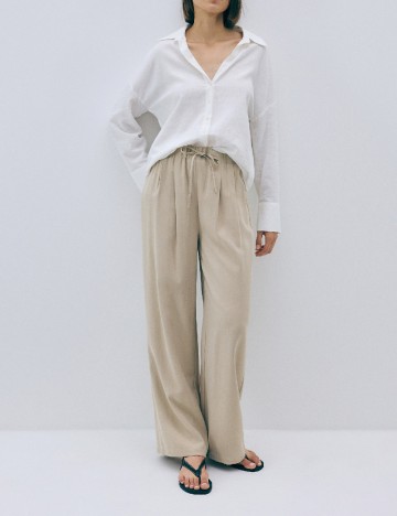 Pantaloni Reserved, bej