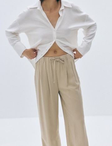 Pantaloni Reserved, bej