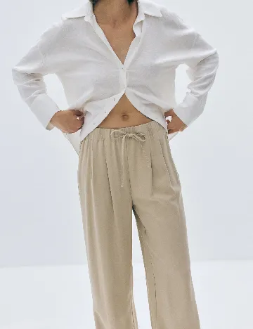 Pantaloni Reserved, bej