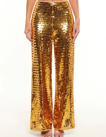 Pantaloni SHEIN, auriu