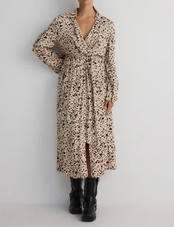 Rochie medie Reserved, crem