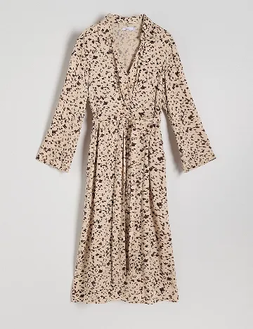 Rochie medie Reserved, crem