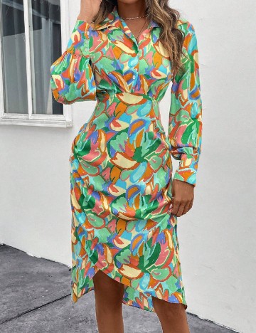 Rochie medie SHEIN, mix culori