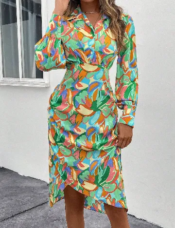 Rochie medie SHEIN, mix culori