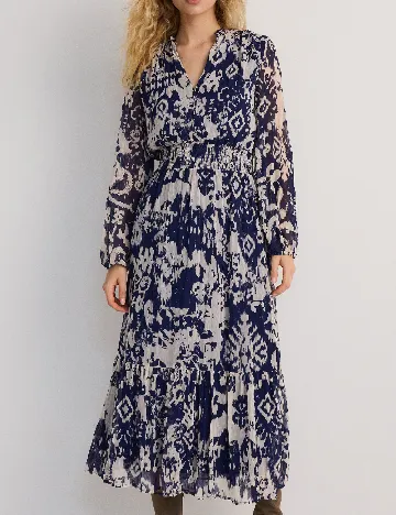 Rochie medie Reserved, bleumarin