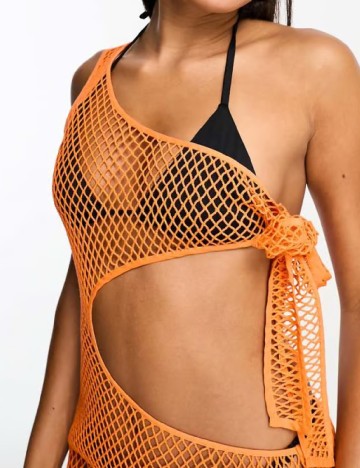 Rochie de plaja ASOS, portocaliu