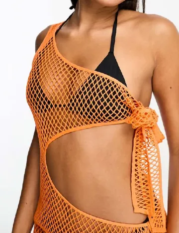 Rochie de plaja ASOS, portocaliu