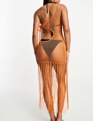 Rochie de plaja ASOS, portocaliu