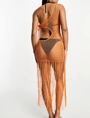 Rochie de plaja ASOS, portocaliu