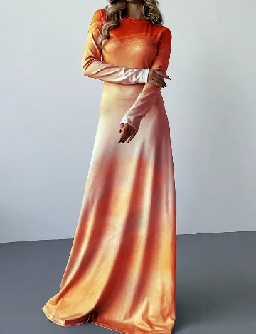 Rochie lunga SHEIN, portocaliu