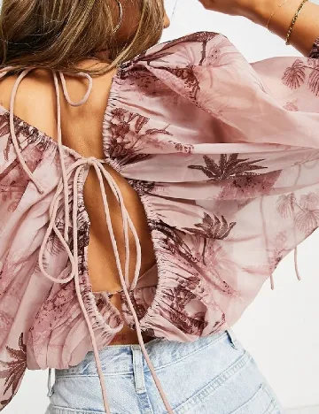 Top ASOS, roz pudra