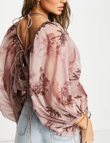 Top ASOS, roz pudra