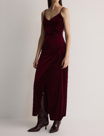 Rochie lunga Reserved, visiniu