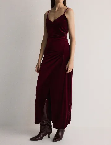 Rochie lunga Reserved, visiniu