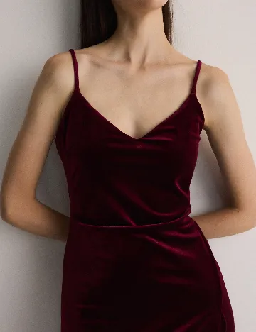Rochie lunga Reserved, visiniu