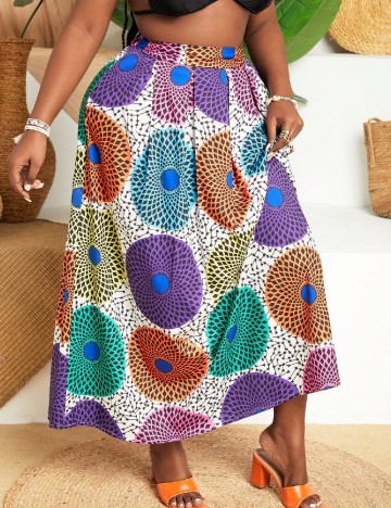 Fusta SHEIN CURVE, mix culori