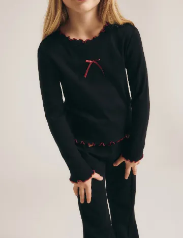 Bluza Reserved, negru Negru