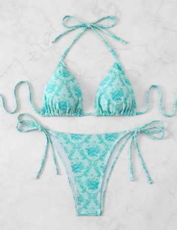 Costum de baie SHEIN, albastru