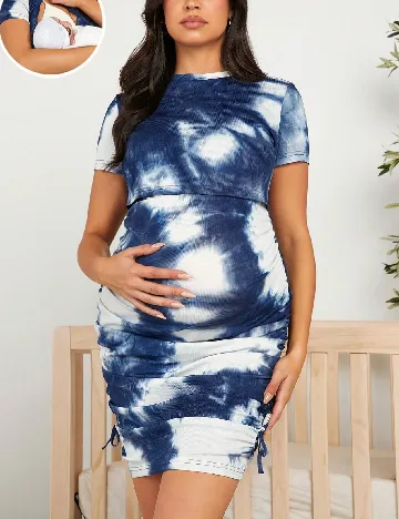 Rochie scurta SHEIN Maternity, albastru