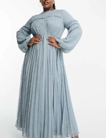 Rochie lunga ASOS Curve, albastru