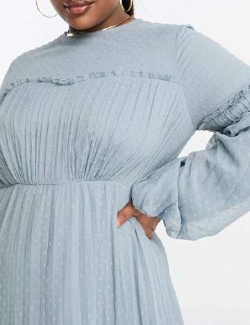Rochie lunga ASOS Curve, albastru