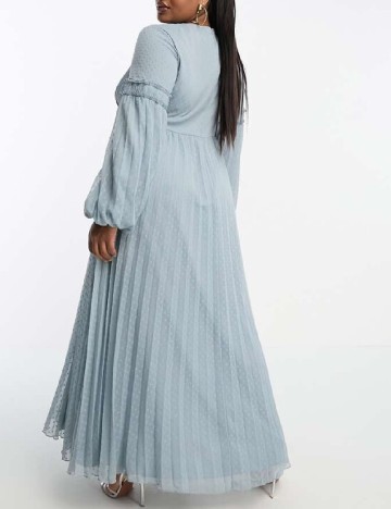 Rochie lunga ASOS Curve, albastru
