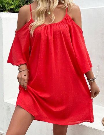 Rochie scurta SHEIN, rosu