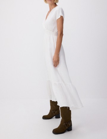 Rochie medie Reserved, alb
