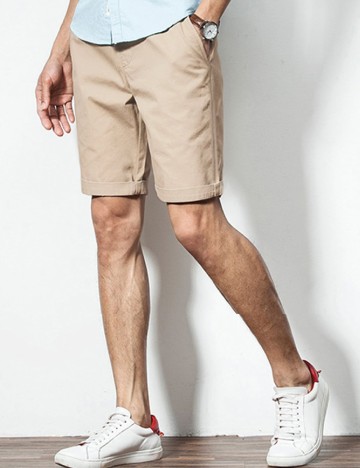 Pantaloni scurti SHEIN, maro