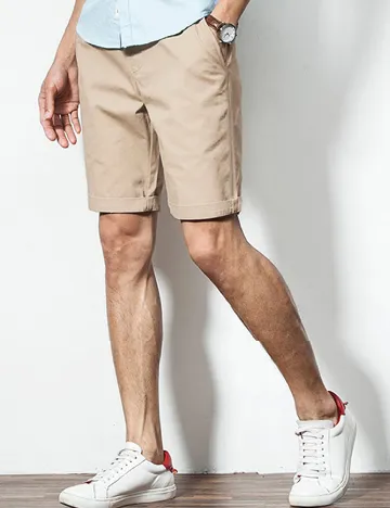 Pantaloni scurti SHEIN, maro