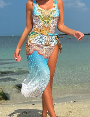 Costum de baie SHEIN, mix culori