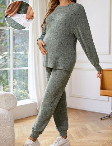 Compleu SHEIN Maternity, verde