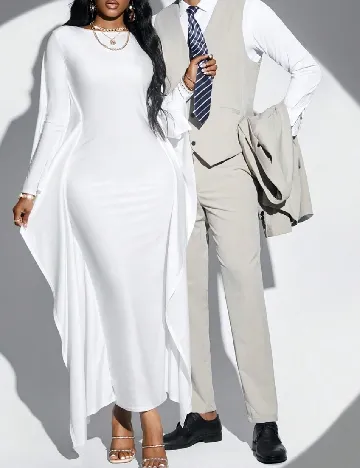Rochie lunga SHEIN, alb