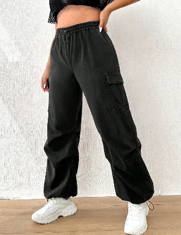 Pantaloni SHEIN CURVE, negru