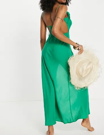 Rochie de plaja ASOS, verde