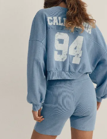 Bluza Reserved, albastru Albastru
