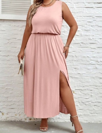 Rochie lunga Emery Rose Curve, roz