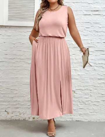 Rochie lunga Emery Rose Curve, roz