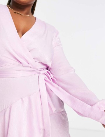 Rochie scurta First Distraction Plus Size, roz