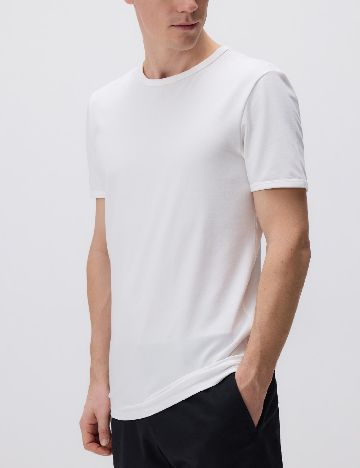 Tricou Reserved, alb