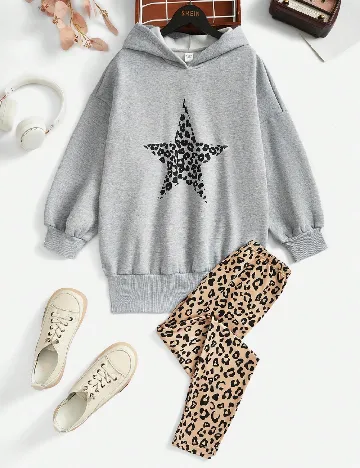 Compleu Shein Kids, mix culori Mix culori