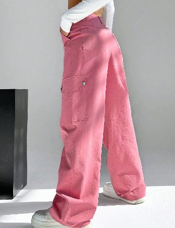 Pantaloni SHEIN, roz