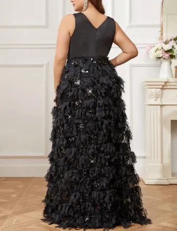 Rochie lunga SHEIN CURVE, negru