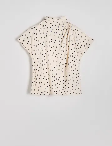 Bluza Reserved, crem Crem