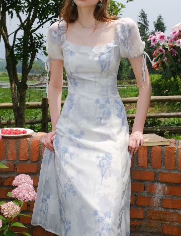 Rochie medie SHEIN, alb